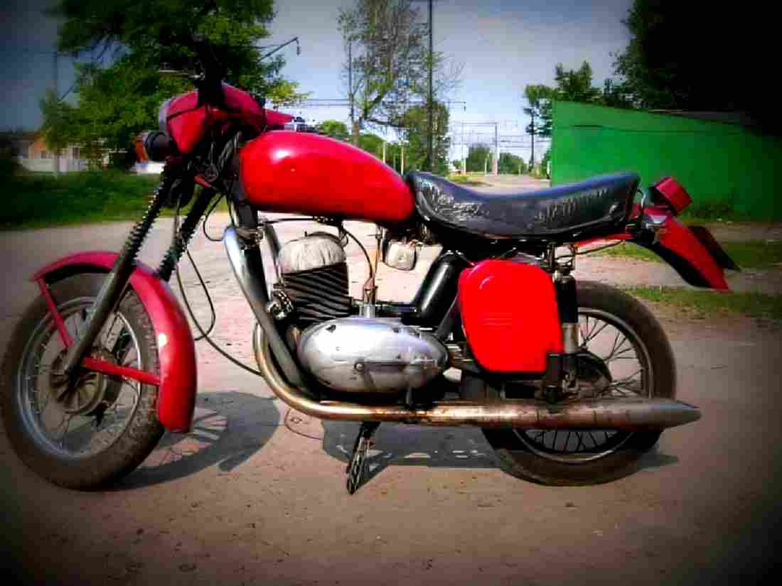 Jawa 350 Style 2000 6 motorbike A4 Photo Print