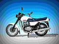 Jawa 350 Style 2001 1 motorbike A4 Photo Print