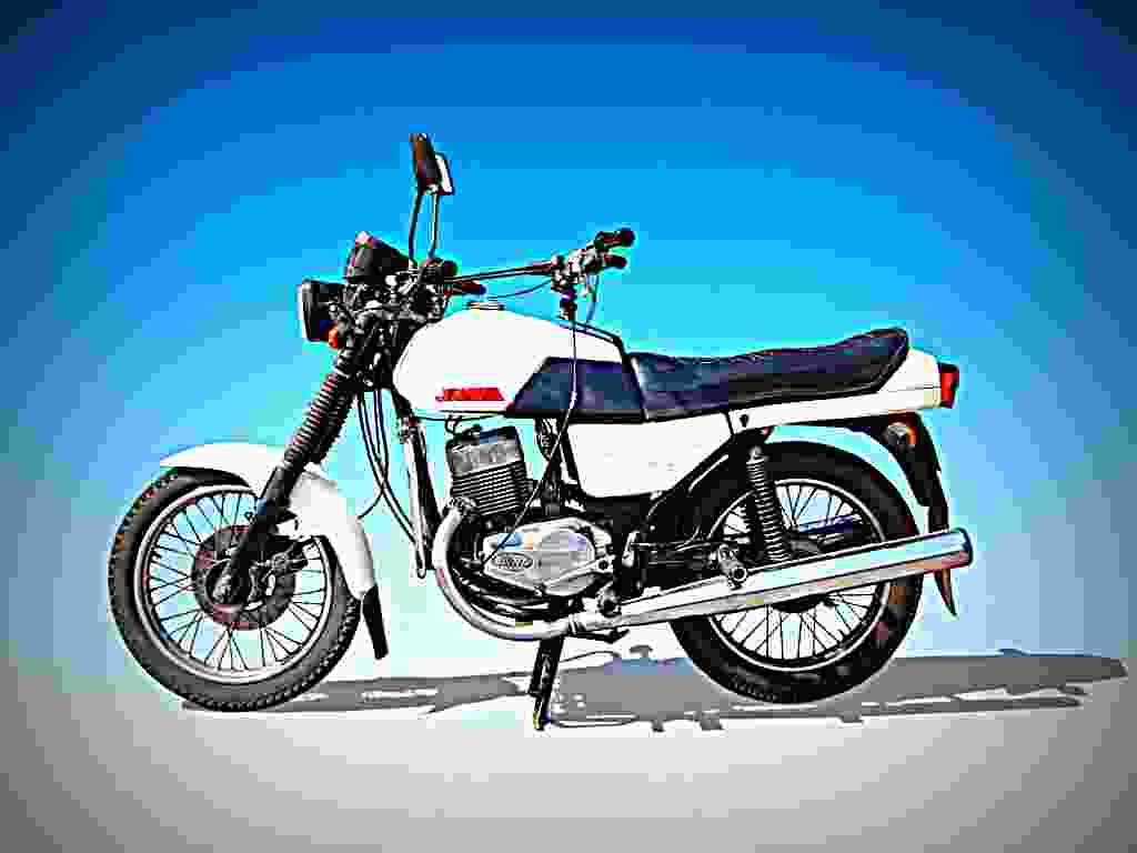 Jawa 350 Style 2001 1 motorbike A4 Photo Print