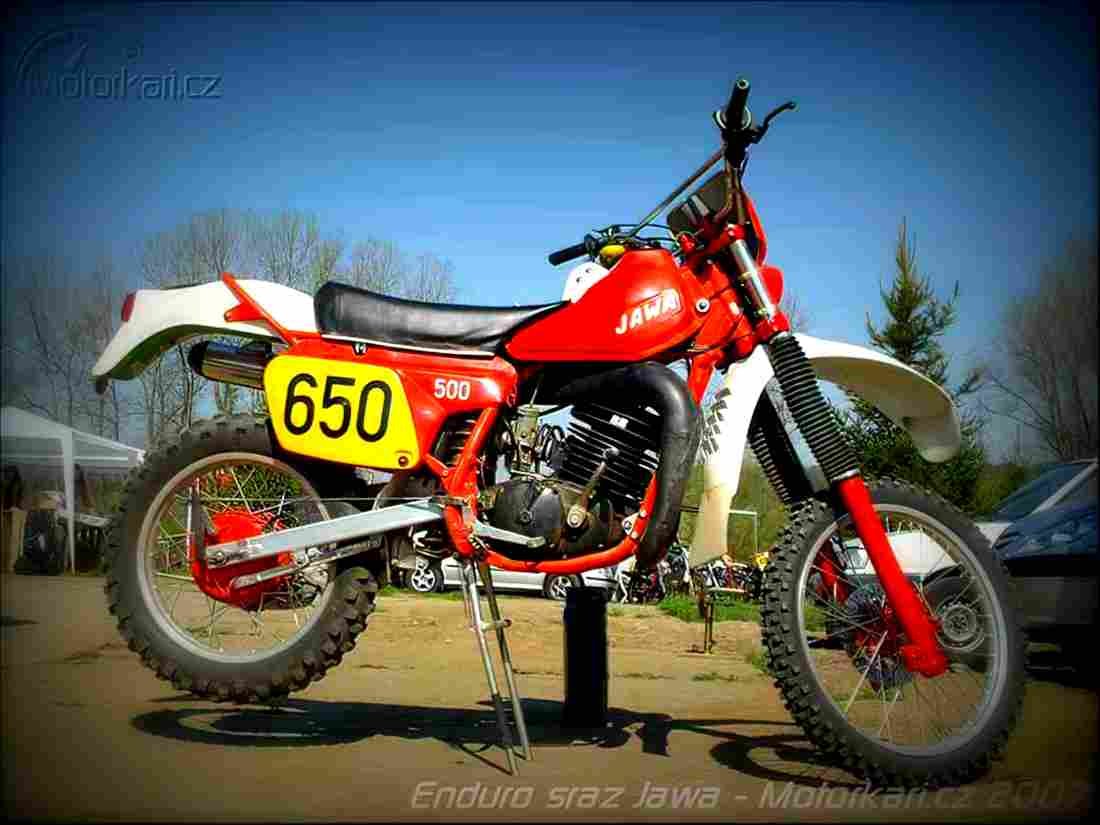 Jawa 350 Tramp 1998 5 motorbike A4 Photo Print