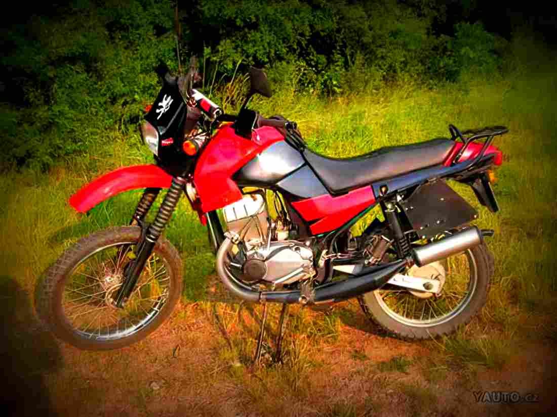 Jawa 350 Tramp 2000 3 motorbike A4 Photo Print