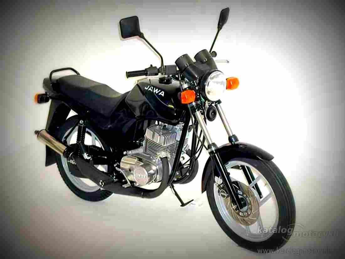 Jawa 640 Black Style 1995 6 motorbike A4 Photo Print