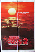 Jaws 2 Shark 1 Vintage Retro Advert Poster A4 Photo Print