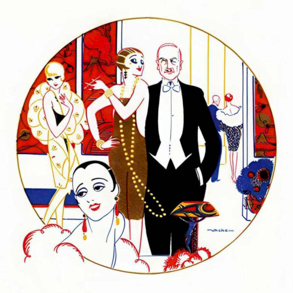 Jazz Age Party Vintage Retro Advert Ads A4 Photo Print