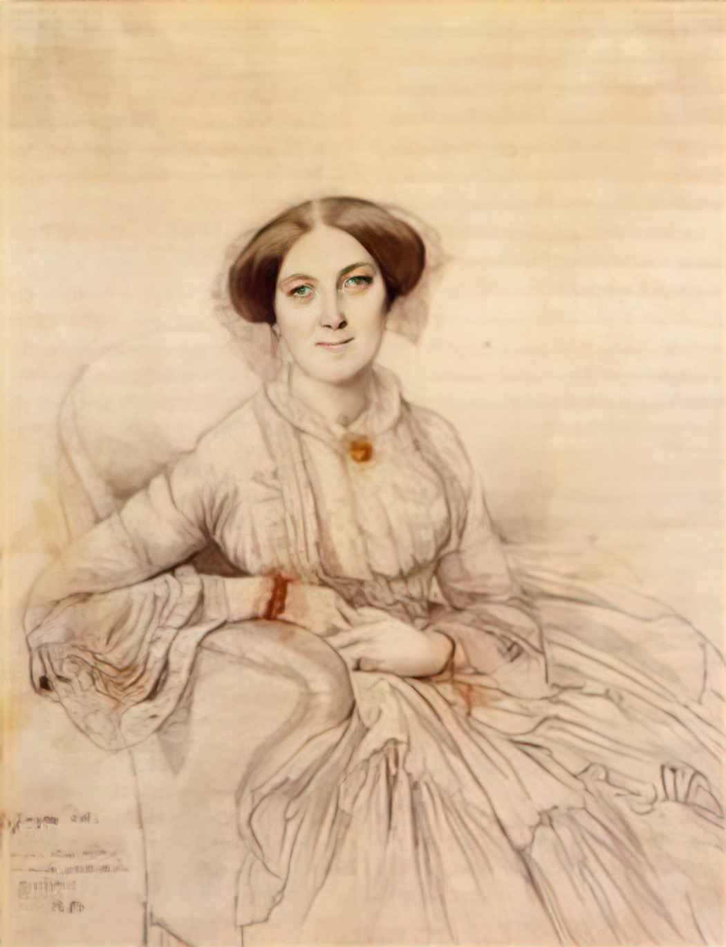 Jean Auguste Dominique Ingres madame felix gallois born nathalie rose Art A4 Photo Print