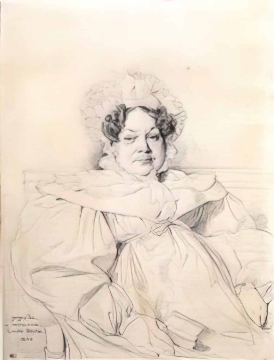 Jean Auguste Dominique Ingres madame louis francois bertin Art A4 Photo Print