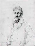 Jean Auguste Dominique Ingres portrait of a man possible edme bochet Art A4 Photo Print