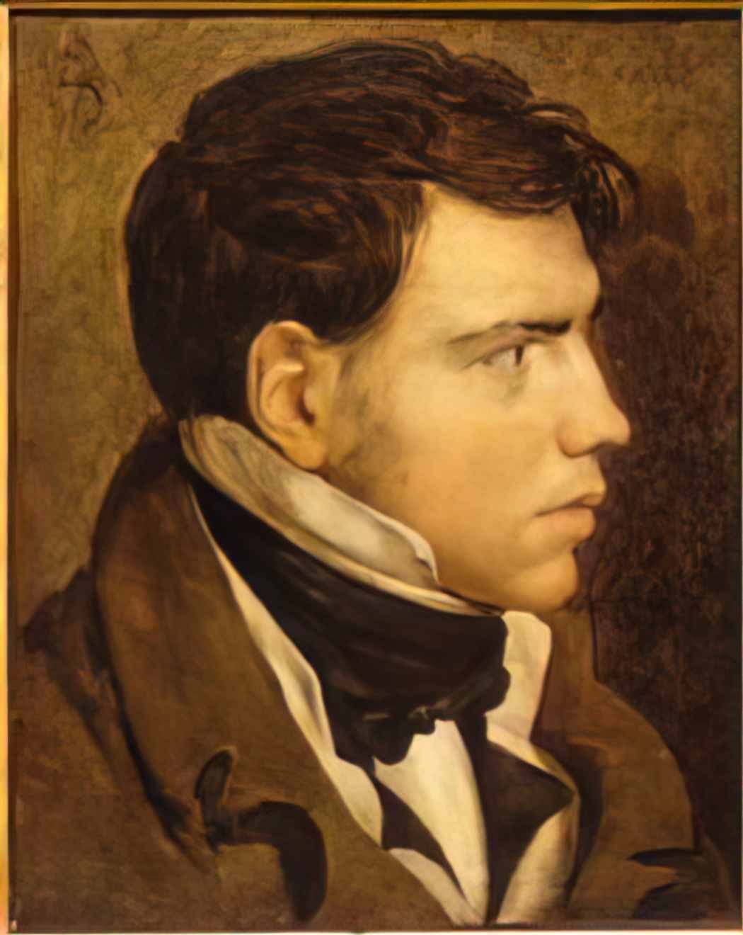 Jean Auguste Dominique Ingres portrait of a young man 2 Art A4 Photo Print