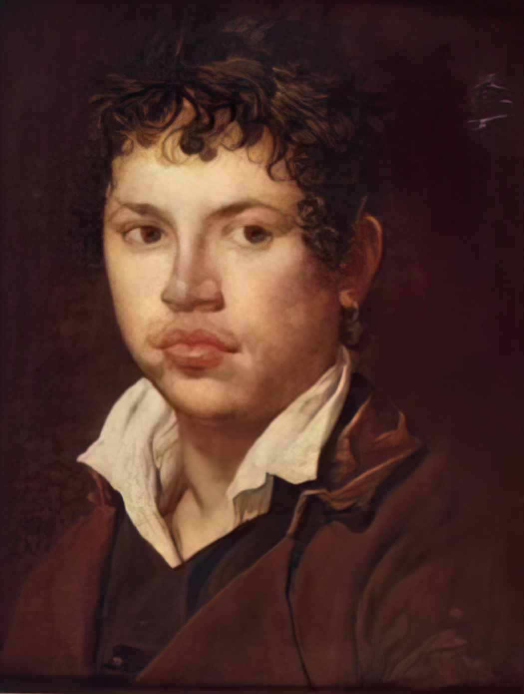 Jean Auguste Dominique Ingres portrait of a young man Art A4 Photo Print