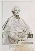 Jean Auguste Dominique Ingres portrait of bishop persigny Art A4 Photo Print