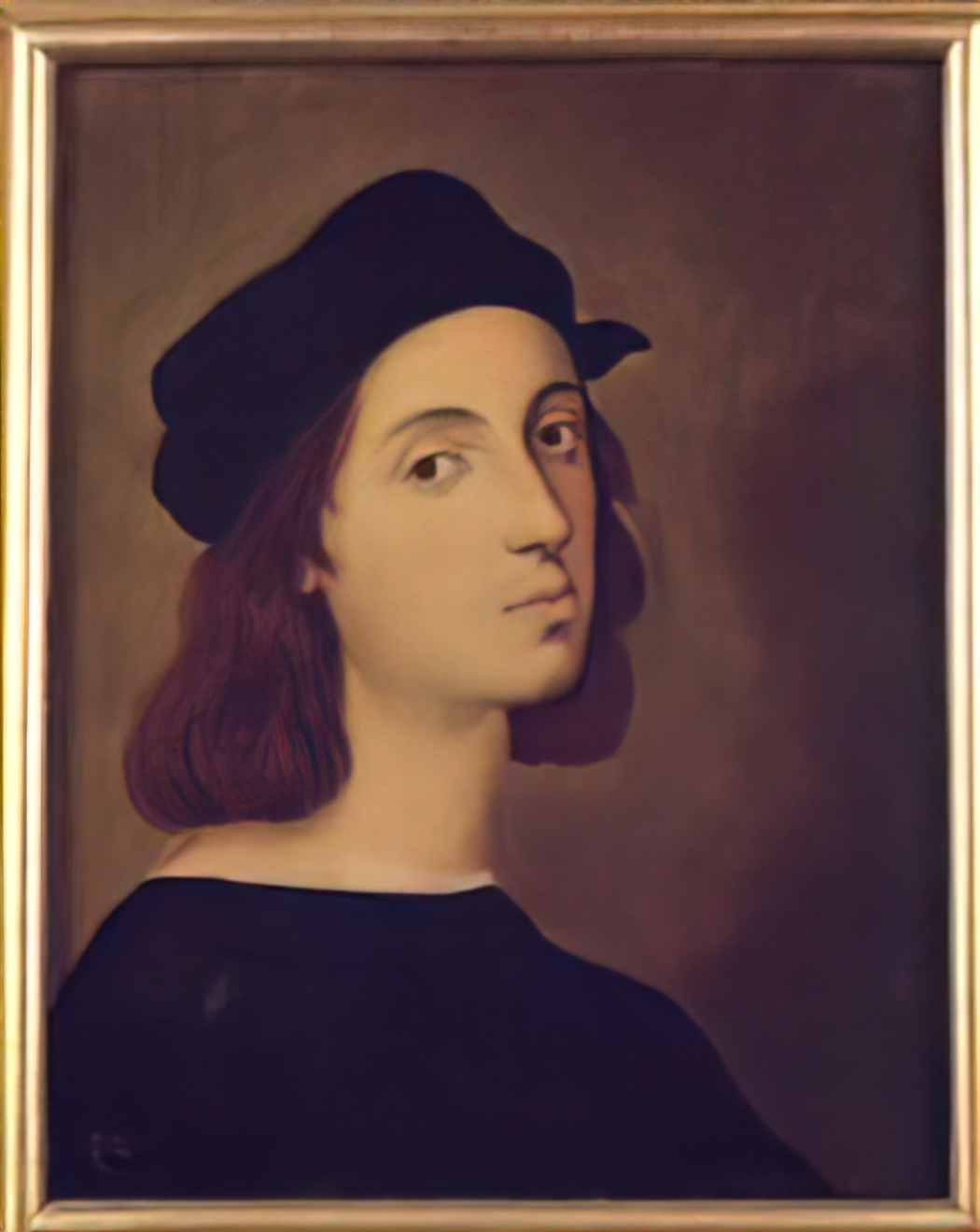 Jean Auguste Dominique Ingres portrait of raphael 1824 Art A4 Photo Print