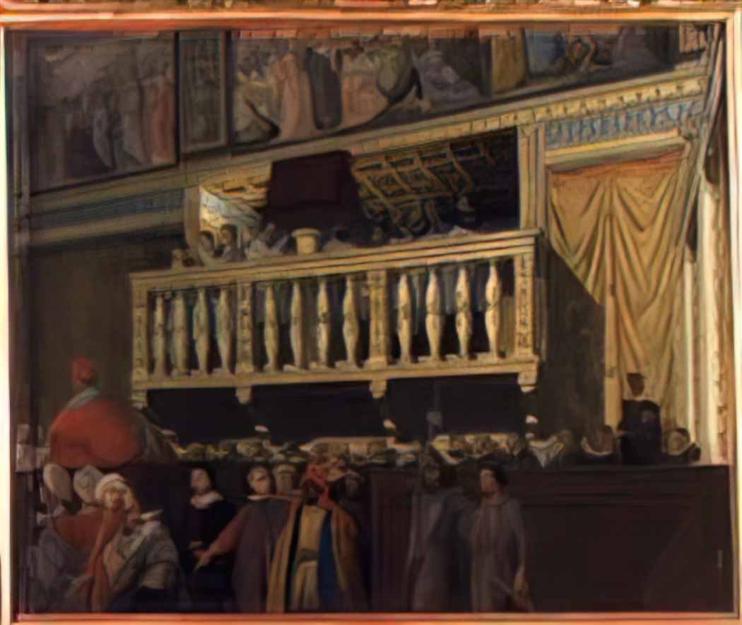 Jean Auguste Dominique Ingres the choir of the sistine chapel Art A4 Photo Print