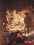 Jean Auguste Dominique Ingres the dream of ossian 1813 Art A4 Photo Print