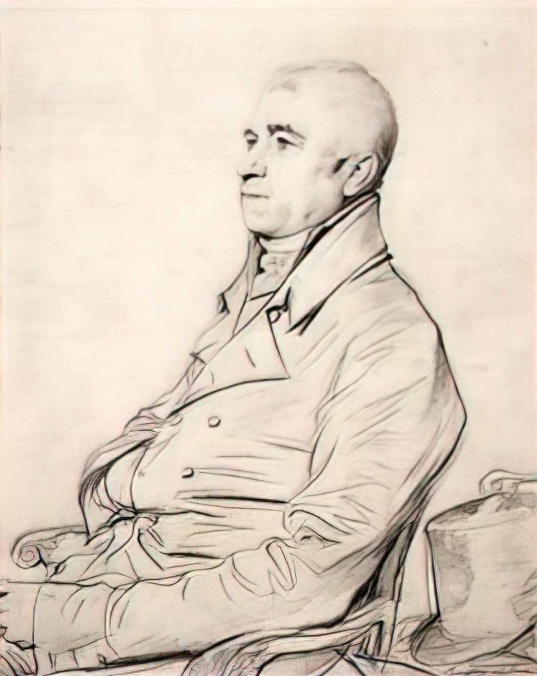 Jean Auguste Dominique Ingres the reverend joseph church Art A4 Photo Print