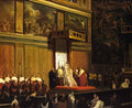 Jean Auguste Dominique Ingres the sistine chapel Art A4 Photo Print