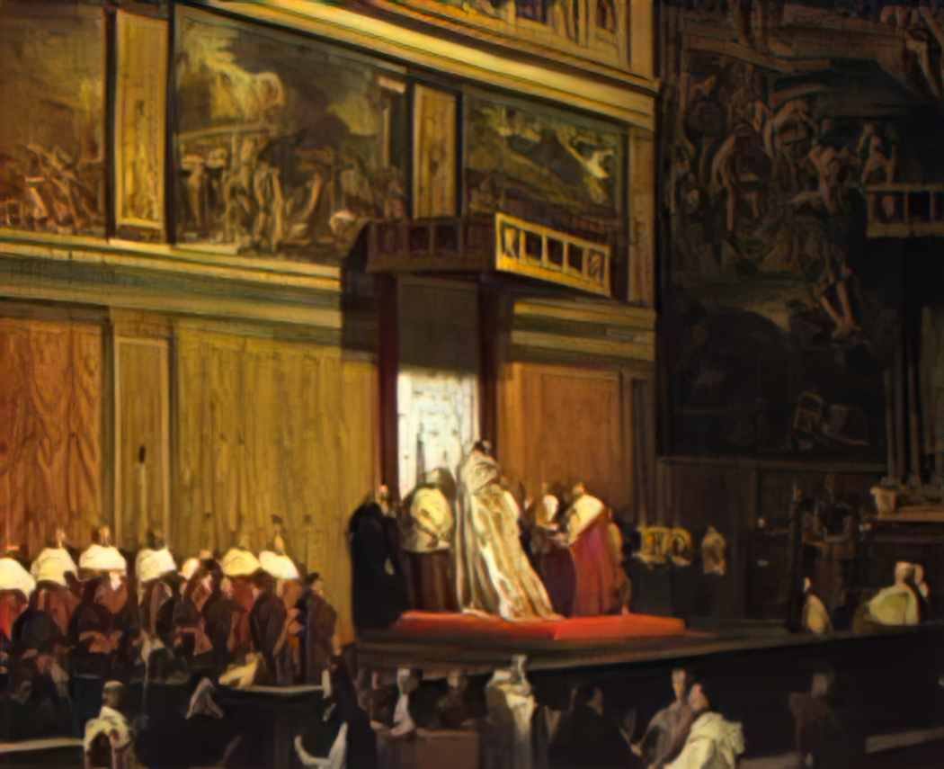 Jean Auguste Dominique Ingres the sistine chapel Art A4 Photo Print
