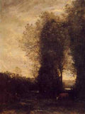 Jean Baptiste Camille Corot A Cow And Its Keeper A4 Photo Print