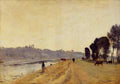 Jean Baptiste Camille Corot Banks Of A River A4 Photo Print