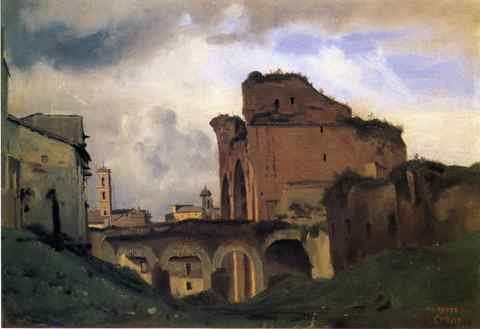 Jean Baptiste Camille Corot Basilica Of Constantine A4 Photo Print