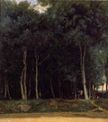 Jean Baptiste Camille Corot Fontainebleau The Bas Breau Road A4 Photo Print