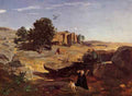 Jean Baptiste Camille Corot Hagar In The Wilderness A4 Photo Print