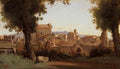 Jean Baptiste Camille Corot Rome View From The Farnese Gardens Morning A4 Photo Print
