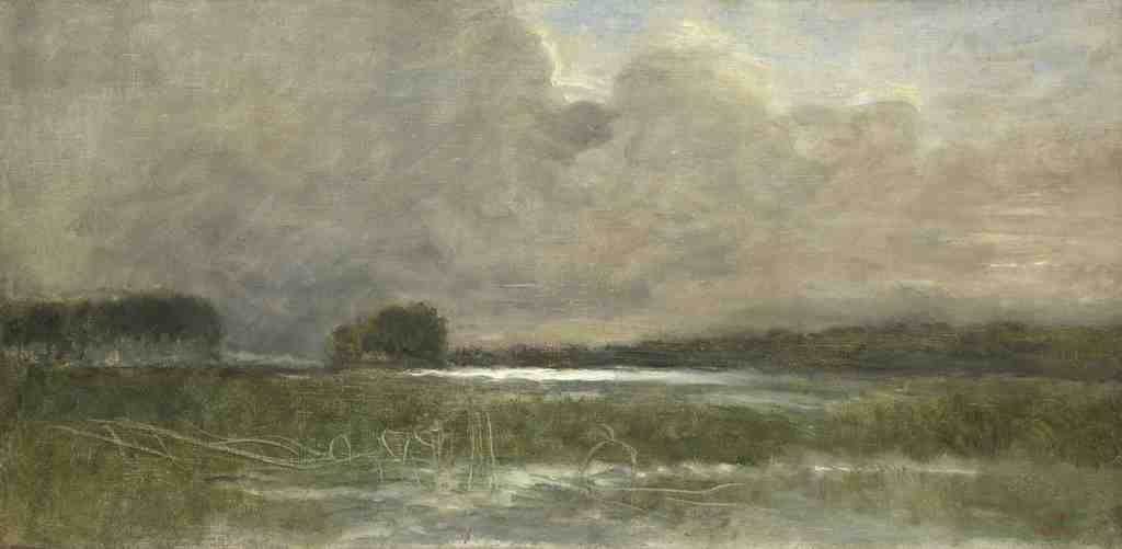 Jean Baptiste Camille Corot The Marsh at Arleux A4 Photo Print