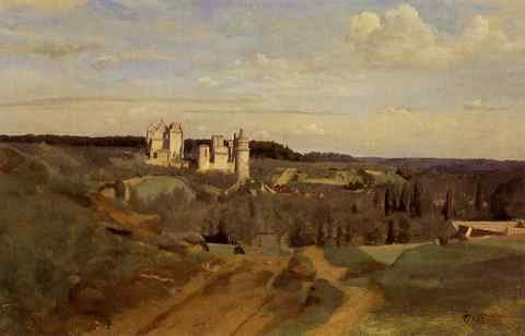 Jean Baptiste Camille Corot View Of Pierrefonds A4 Photo Print
