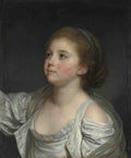 Jean Baptiste Greuze A Girl A4 Photo Print