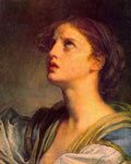 Jean Baptiste Greuze Head Of A Young Girl A4 Photo Print
