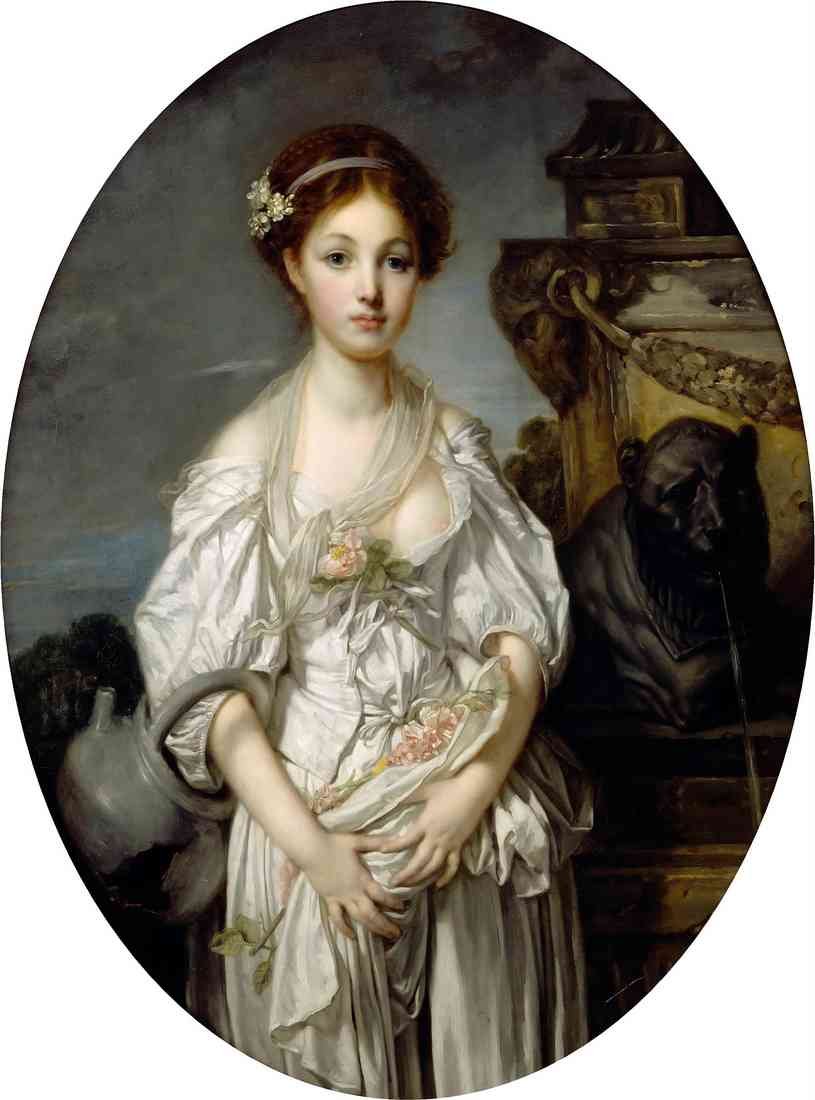 Jean Baptiste Greuze The Broken Jug pitcher white A4 Photo Print