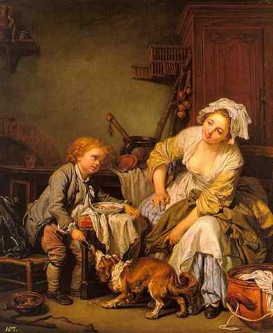 Jean Baptiste Greuze The Spoiled Child CGF A4 Photo Print