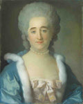 Jean Baptiste Perronneau Portrait of a Woman A4 Photo Print