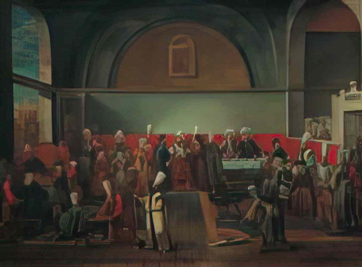 Jean Baptiste Vanmour jean baptiste vanmour dinner at the palace in h Art A4 Photo Print