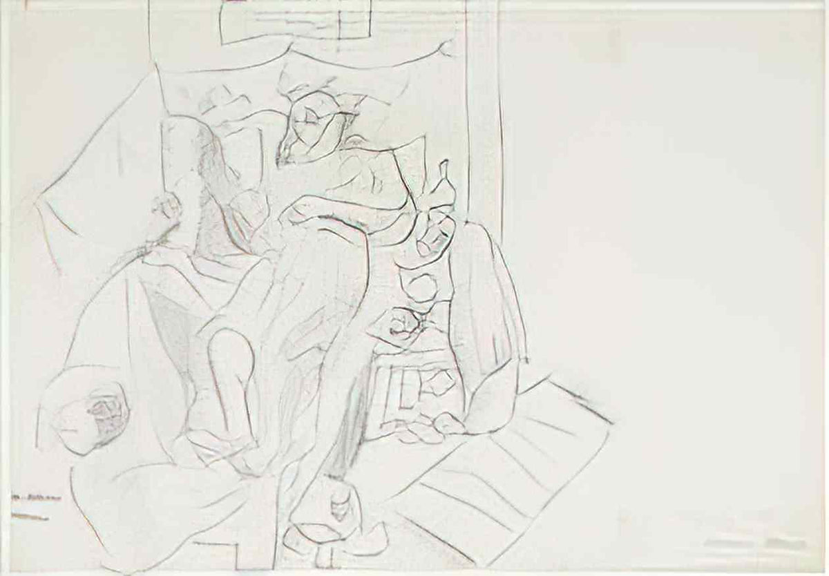 Jean Baptiste Simeon Chardin draughtsman 1737 Art A4 Photo Print