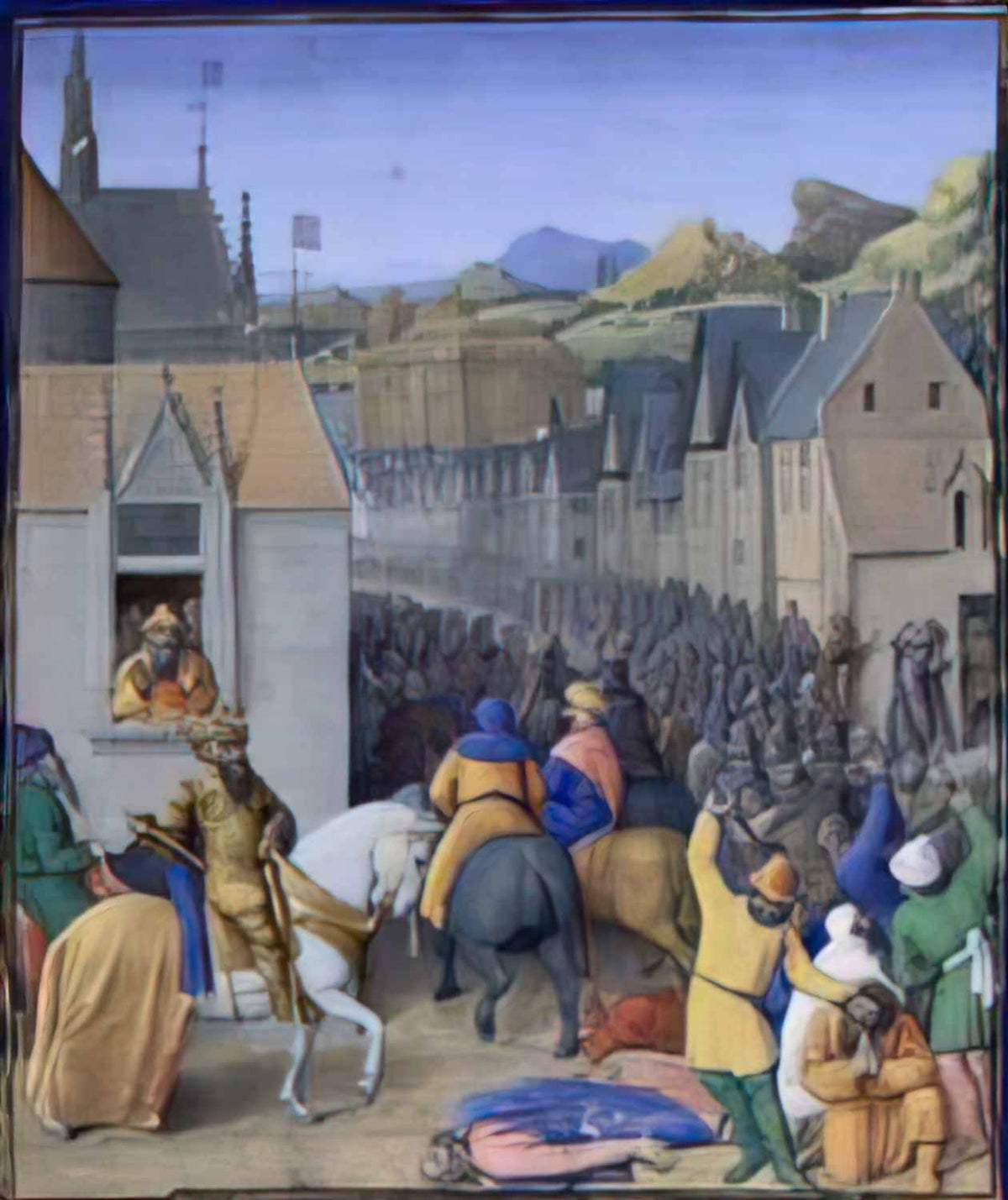 Jean Fouquet capture of jerusalem by ptolemy soter 1475 Art A4 Photo Print
