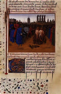Jean Fouquet conviction and punishment supporters of amaury de chartr Art A4 Photo Print