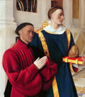 Jean Fouquet etienne chevalier with st stephen Art A4 Photo Print