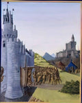 Jean Fouquet guerre entre girard de cazaubon et le comte de foix redd Art A4 Photo Print