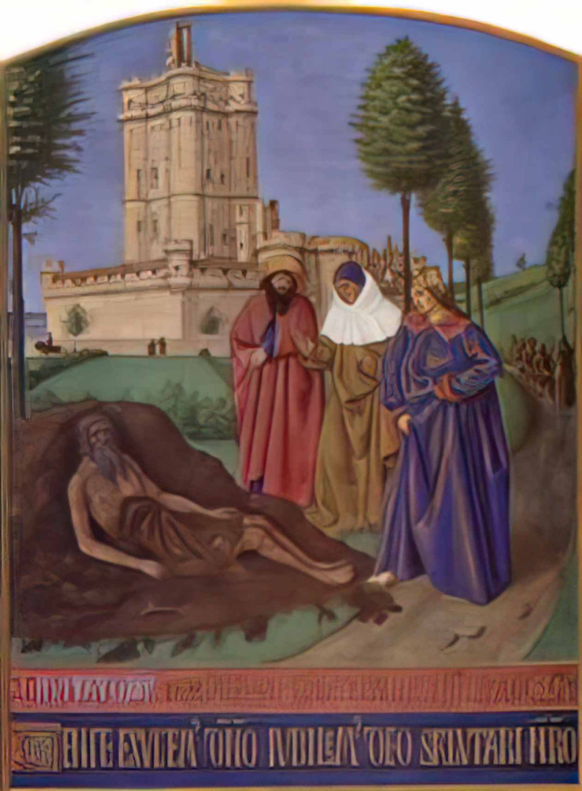 Jean Fouquet job and his false comforters Art A4 Photo Print