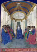 Jean Fouquet pentecost Art A4 Photo Print