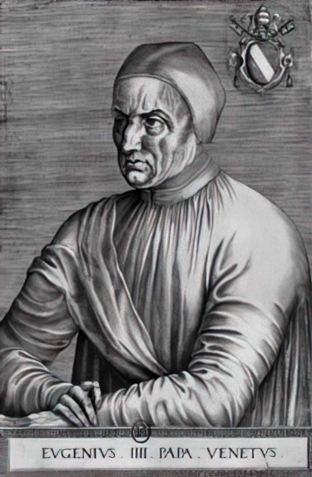 Jean Fouquet portrait of pope eugene iv Art A4 Photo Print
