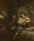 Jean Francois Millet The Whisper A4 Photo Print