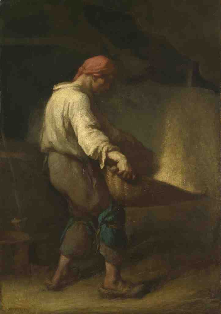 Jean Francois Millet The Winnower A4 Photo Print