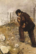 Jean Francois Raffaelli Lhomme aux deux pains A4 Photo Print