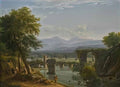 Jean Joseph Xavier Bidauld j j x bidauld augustus bridge Art A4 Photo Print