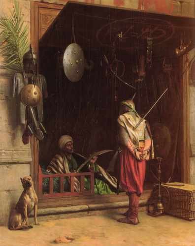 Jean Leon Gerome A Cairene Amorer A4 Photo Print
