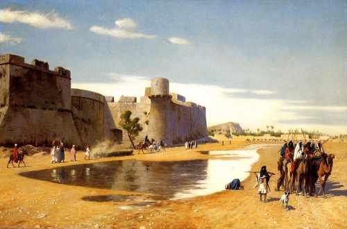 Jean Leon Gerome A Caravan A4 Photo Print