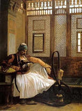 Jean Leon Gerome Arnaut Smoking A4 Photo Print
