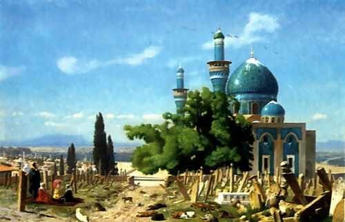 Jean Leon Gerome Field Of Rest A4 Photo Print
